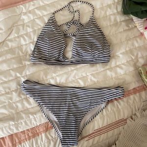 CUPSHE striped bikini XL